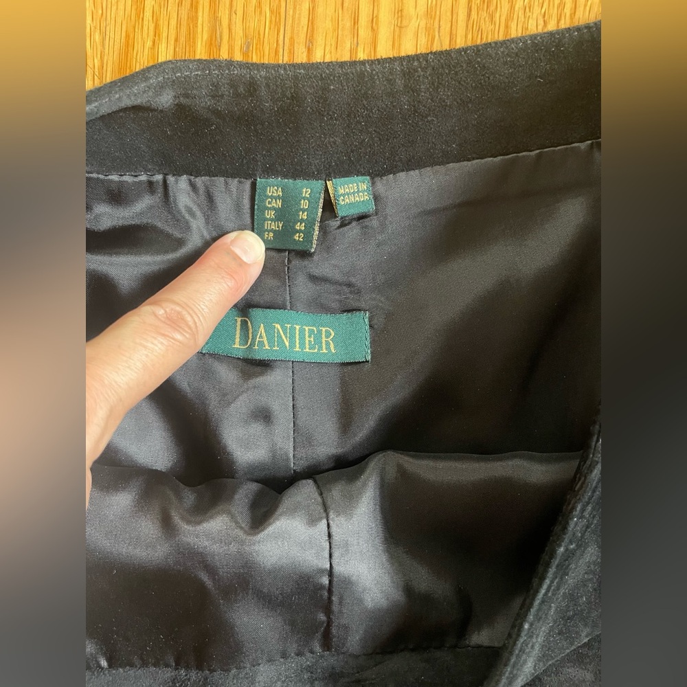 Danier Black Suede Pants
